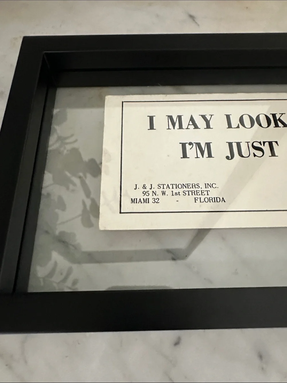 THE ORIGINAL “I may look busy…” sign